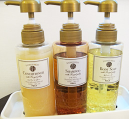 充実のアメニティ